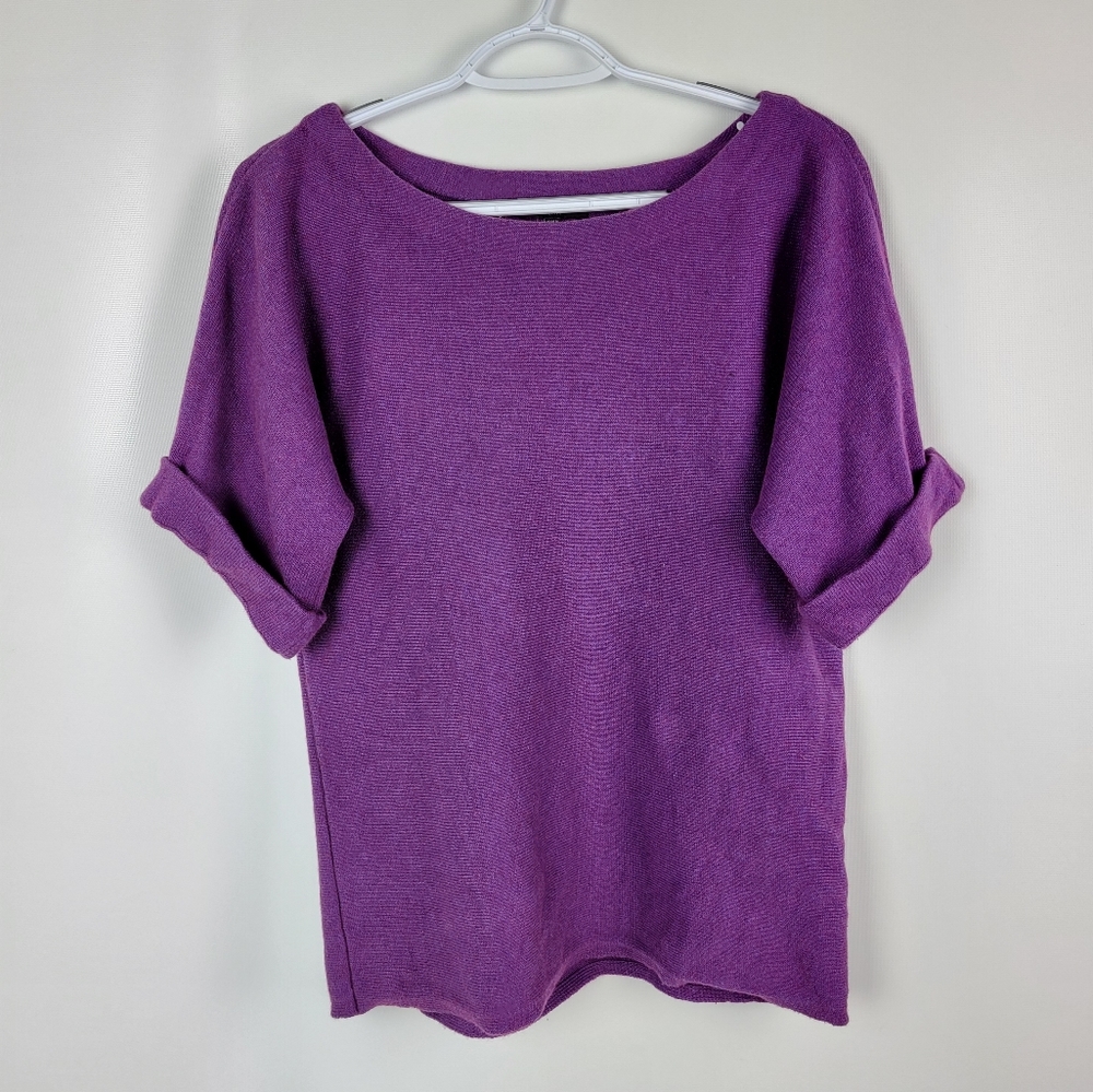 EILEEN FISHER Organic Cotton and Cashmere Sweater Top Sz PS